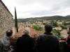 The view from Jean Marc's balcony...truly special.....the only time in 10 days everyone stopped talking!!